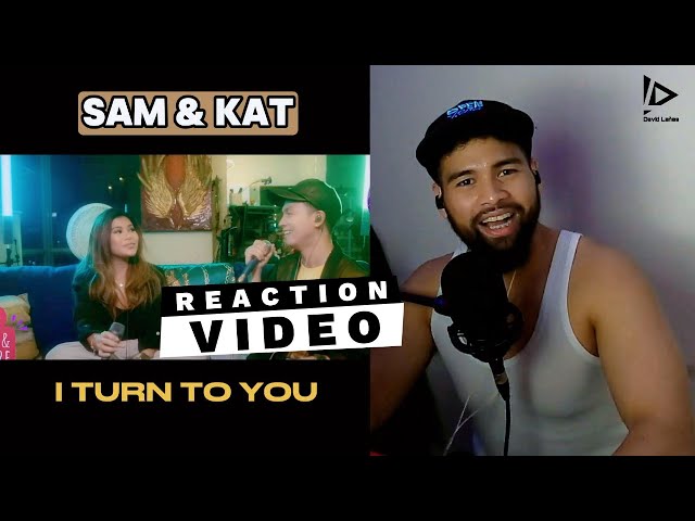 SAM MANGUBAT & KATRINA VELARDE "I Turn To You" (cover) - SINGER HONEST REACTION