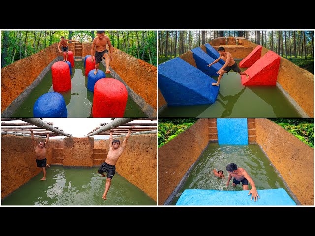 Building Underground Obstacle Maze Swimming Pool