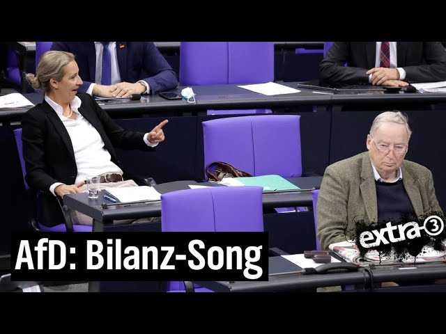 AfD-Song: Pöbeln und Stampfen im Bundestag | extra 3 | NDR
