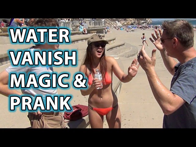 Impossible Vanishing Water Prank!  MAGIC or TRICK?
