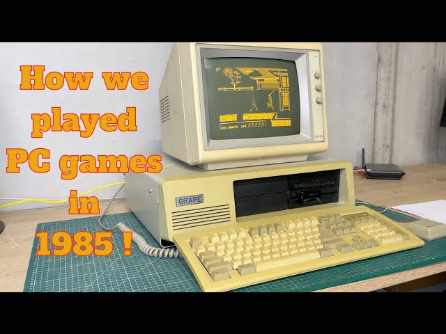 How we played PC games in 1985