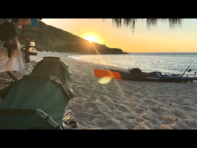 Solo Kayak Camping Remote Island Beaches - Coastal Foraging, Living From The Ocean