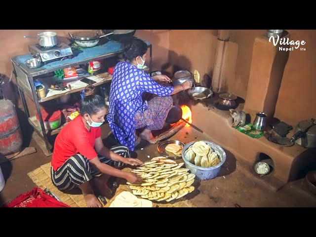 Nepali Kitchen | Traditional Bread Sel roti & Fini Roti Recipe | Life in Rural Nepal
