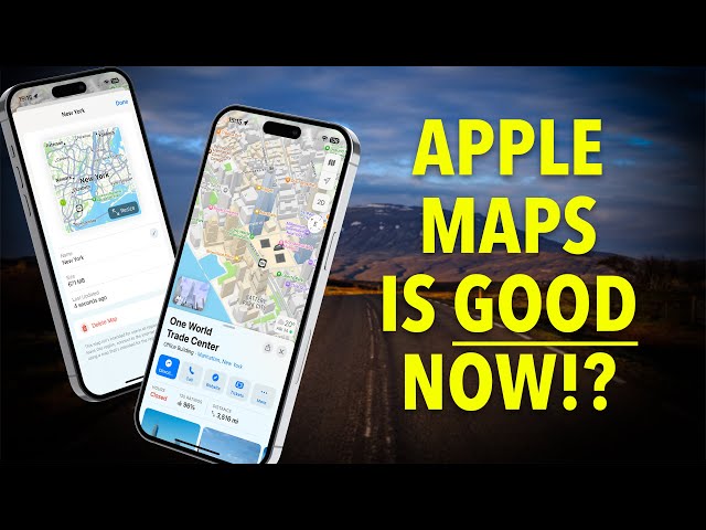 Maps for iPhone is AWESOME now! (FULL Tutorial + iOS17)
