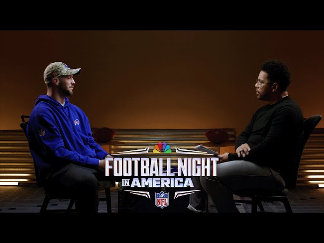 How Josh Allen's authenticity fuels his leadership with Bills (FULL INTERVIEW) | FNIA | NFL on NBC