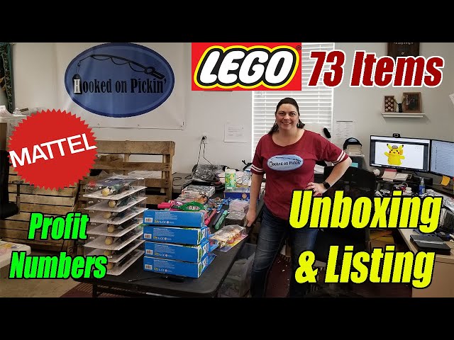 Bulq.com Unboxing & Listing of a 73 Item Box - Online Reselling Lego and Super Girl & Marvel