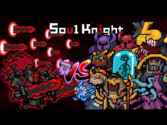 Dark Grand Knight vs The Boss's World // All of Dark's Battles in Soul Knight