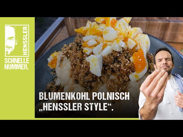 Schnelles Blumenkohl polnisch "Henssler Style" Rezept von Steffen Henssler | Günstige Rezepte