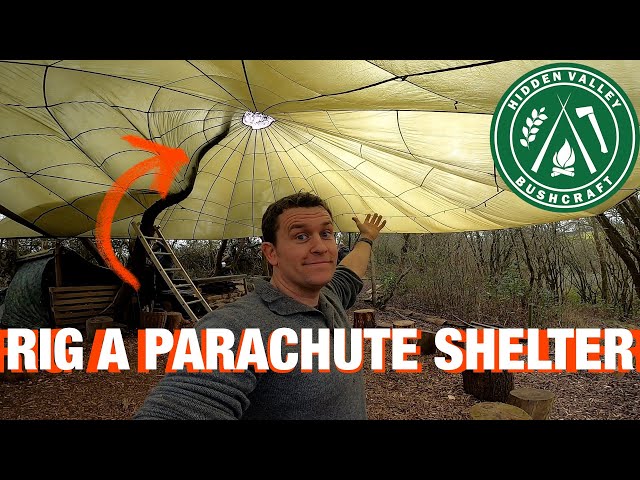 Building a Large Shelter | Ex-Royal Marine | Using Tarp to Build Large Outdoor Shelter and Classroom