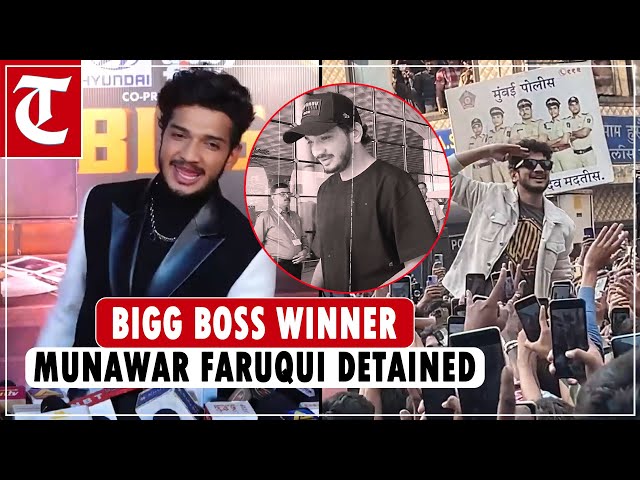 'Bigg Boss' winner Munawar Faruqui detained in hookah bar raid in Mumbai