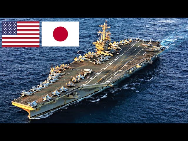 US and Japanese Warships Conduct Operations in the Philippine Sea (2022)