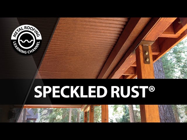 Speckled Rust - Metal Roofing and Siding Panels Painted To Look Like Rusted Steel