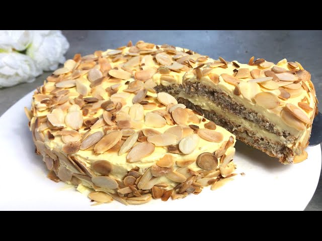 🇸🇪 Swedish Almond Cake like at IKEA - bring a Piece of Sweden into your Home! Recipe # 54