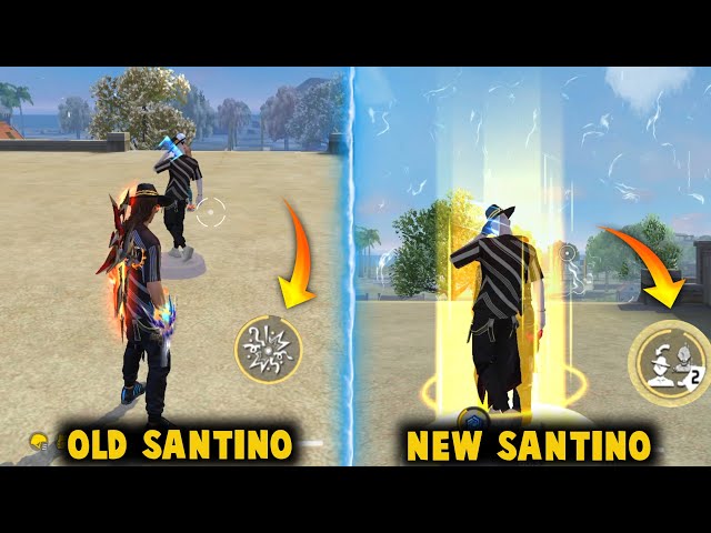 OLD SANTINO VS NEW SANTINO | SANTINO CHARACTER NEW ABILITY TEST - GARENA FREE FIRE