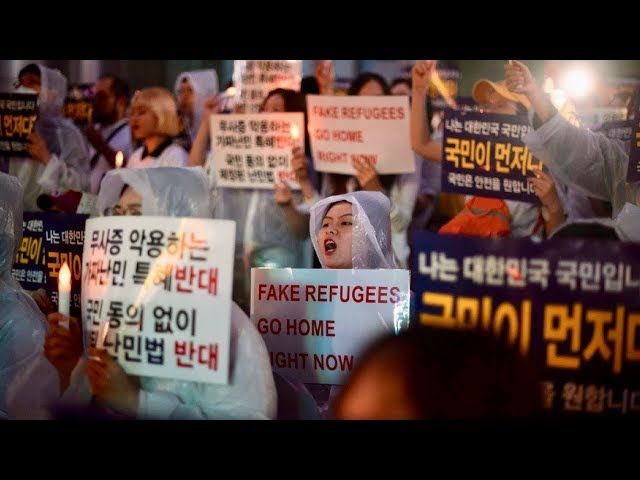 South Koreans Stand Against Islamic Immigration!!!