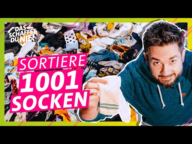 1001 Socken – Finde die einzelne! || Das schaffst du nie!