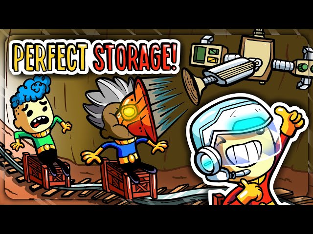 I Created the Fanciest Shipping Storage System in Oxygen Not Included!