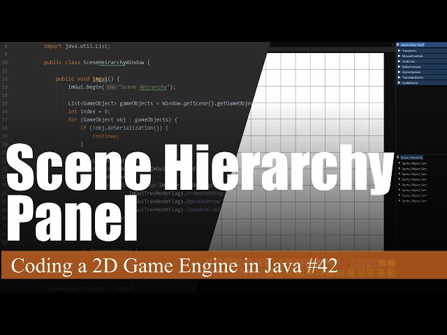 Beginning Scene Hierarchy & ImGui Upgrade | Coding a 2D Game Engine in Java #42