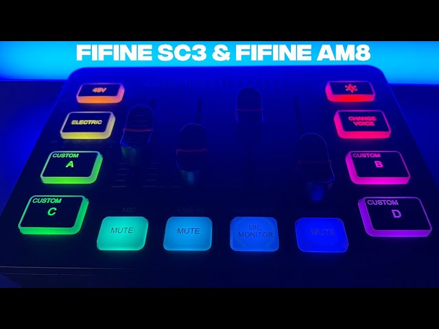 Neue FIFINE Produkte im SETUP! | FiFine SC3 & AM8 Review