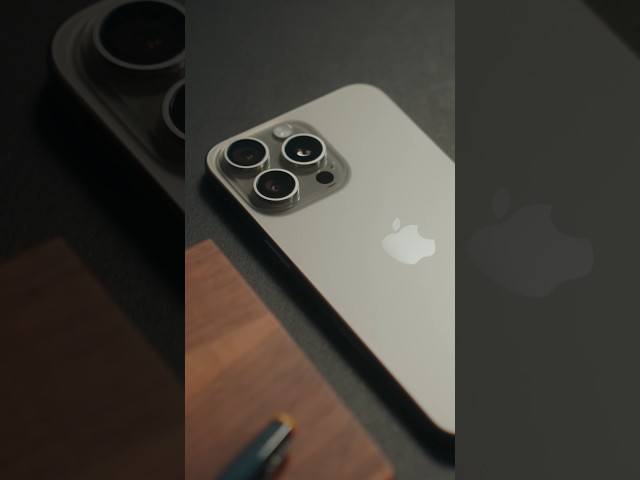 iPhone 15 Pro Max in Natural Titanium is beautiful!