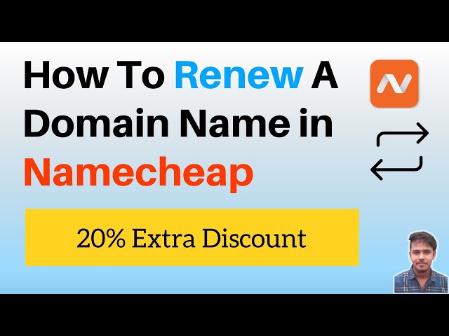 How To Renew an Expired Domain Name in Namecheap (20% Extra Discount)