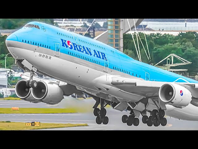 ✈️ 80 THRILLING TAKEOFFS and LANDINGS from UP CLOSE | 747 A380 A350 | Sydney Airport Plane Spotting