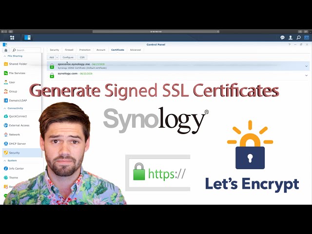 Generate Signed SSL Certificates with Lets Encrypt and Synology NAS | 4K TUTORIAL