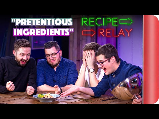 PRETENTIOUS INGREDIENTS Recipe Relay Challenge | Pass it on S2 E5 | Sorted Food