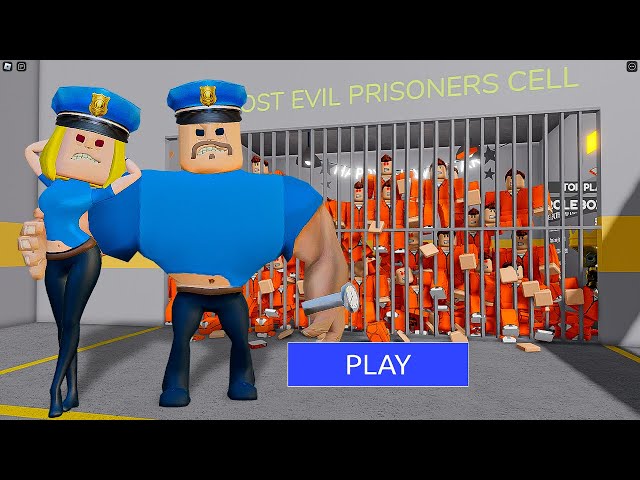 Secret Prison Mode! Funny Moments in Barry's Prison Run Roblox