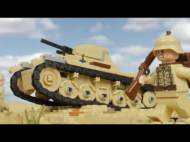 Lego WW2: The Battle of El Alamein - stop motion