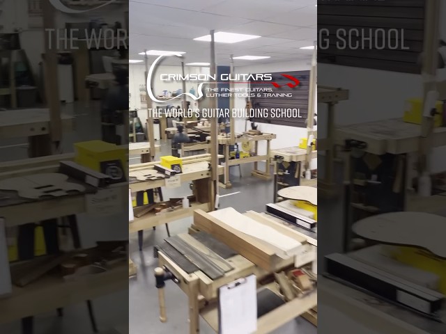 Getting ready for new students | preparing the school & machine shop #guitarbuildingschool