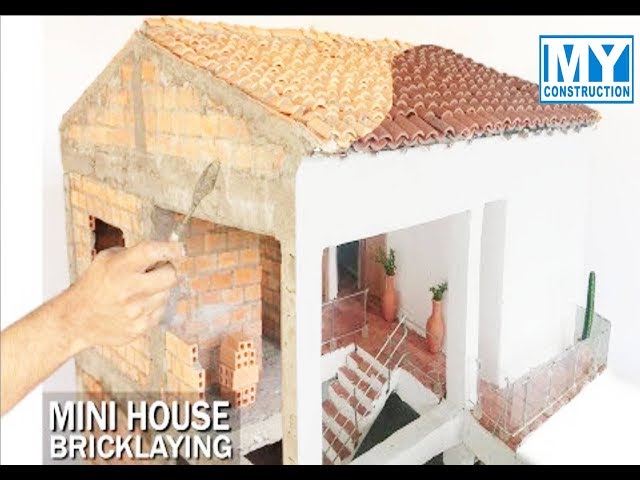 BRICKLAYING - MODEL - HOUSE IN MASONRY: HOW TO BUILD A BRICK WALL