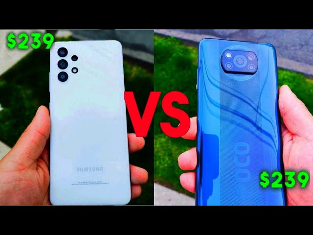 Samsung Galaxy A32 LTE (2021) $239 vs Poco X3 NFC $239 | So what's the difference?