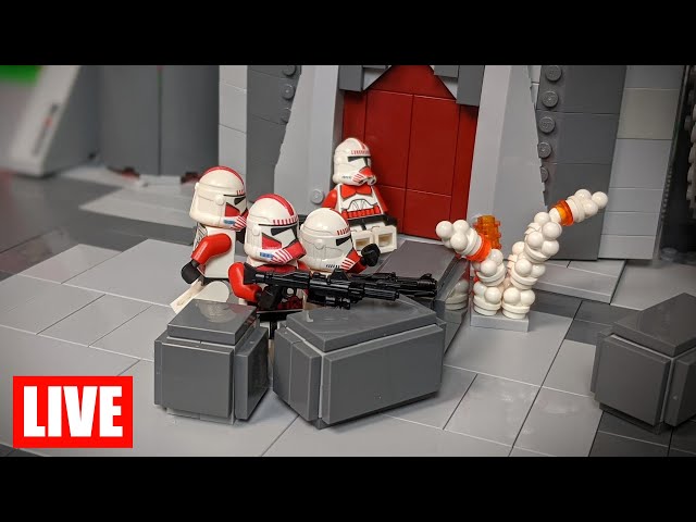 Building The Battle Of Coruscant In LEGO Live!