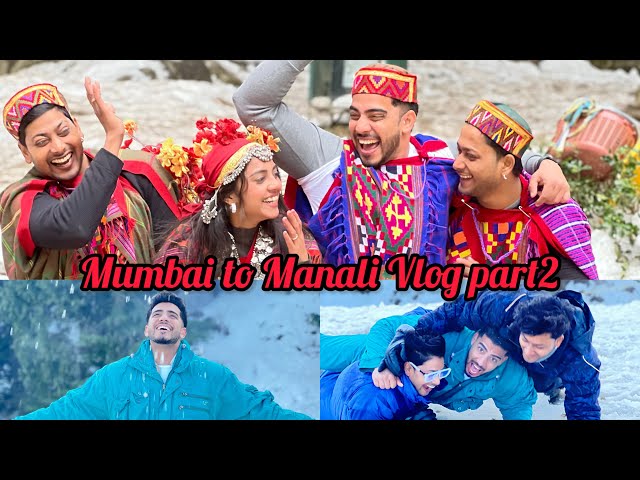 Mumbai to Manali part 2 Vlog 🥰 | dukh dard peeda wala trip 😂 #vishalbhatt #vlog #manali