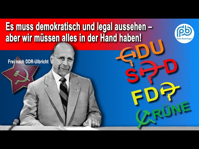 Rechtsbeugende Spezialdemokraten wüten gegen AfD – Boehringer Klartext (158)