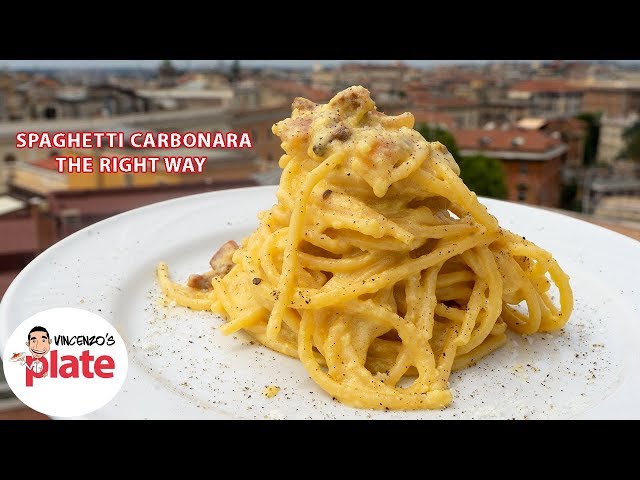 How to Make SPAGHETTI CARBONARA (Approved by Romans)