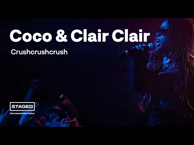 Coco & Clair Clair - Crushcrushcrush | Audiotree STAGED