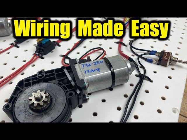 Power Window Motor Car Wiring - FOR BEGINNERS! @WiringRescue