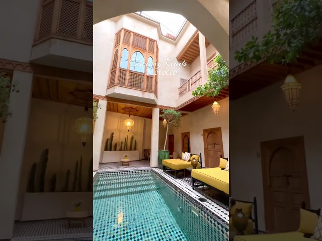 Step into the magical world of Moroccan Riads! ✨ #shorts