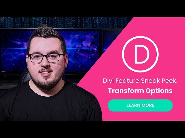 Divi Feature Sneak Peek: Transform Options