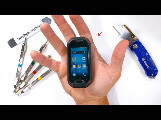 Worlds SMALLEST Rugged Smartphone - Durability Test!