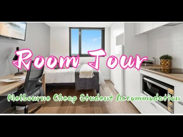 The Cheap Student Accommodation In Melbourne - Scape Carlton [Room Tour]