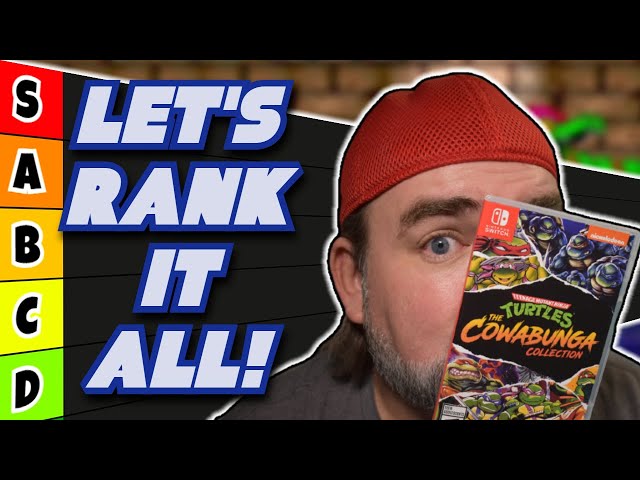 Ranking  All 13 Games in the Cowabunga Collection!