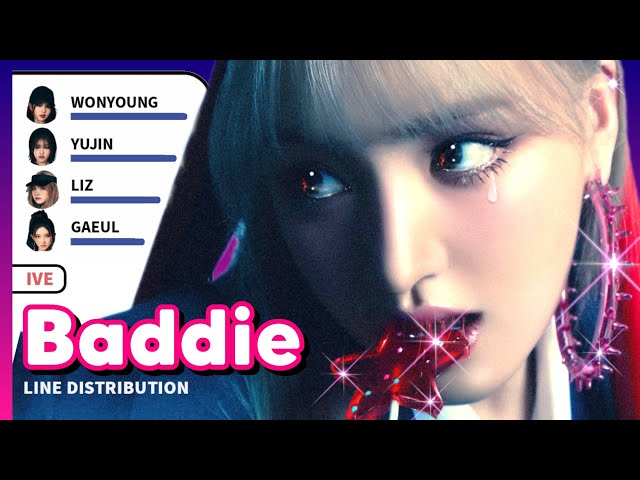 IVE - Baddie (Line Distribution)