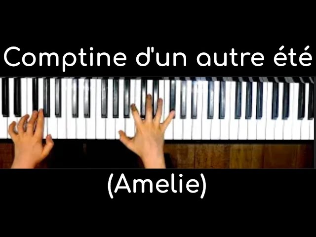 Comptine d'un autre été (Amelie) - L'après-midi - Yann Tiersen ⎮PianoLive