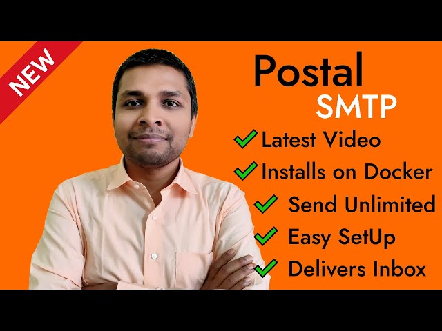New 😀 Install Postal SMTP Server (Docker Version) Step by Step | Send Unlimited Email - Complete