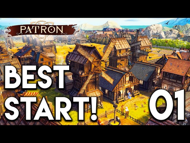 Patron Medieval City Builder Game Lets Play - Episode 1