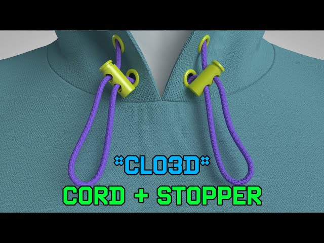 CLO3D | Cord and Stopper