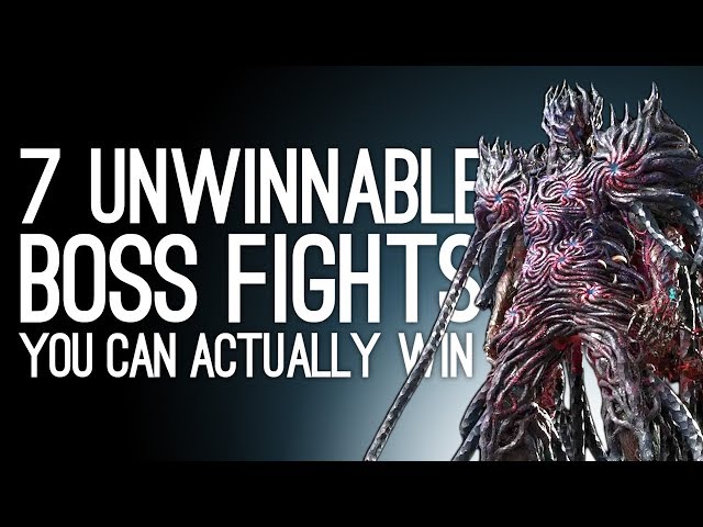 7 Unwinnable Boss Fights You Can Beat If You're Good Enough